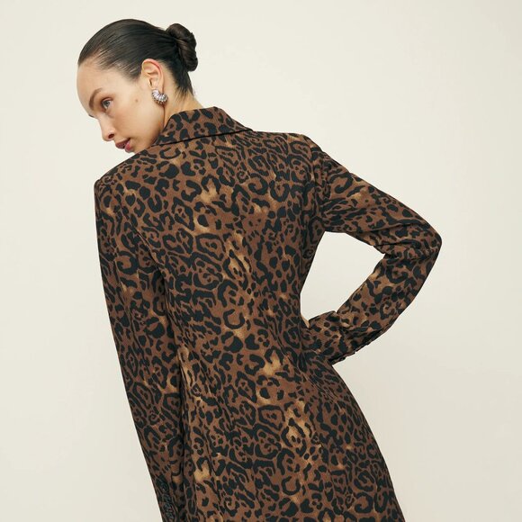 Leopard Jacket:  Reformation Eleonore:  BRAND NEW *(Double Ordered) - Picture 3 of 5